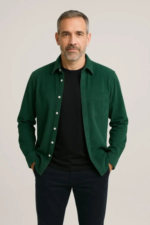 Camisa Cotele Prima Verde
