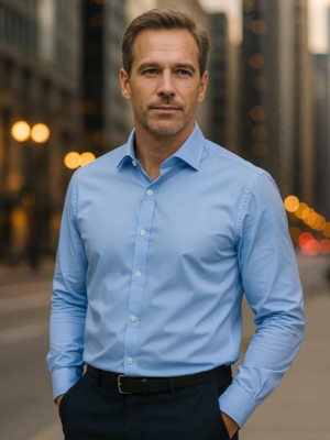 Camisa Cuello Italiano